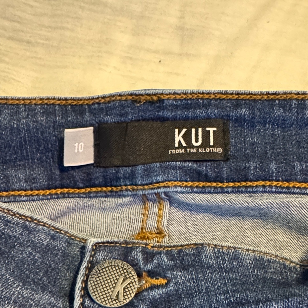 Kut from the Kloth Dark Blue Straight Leg Jeans - Picture 2 of 5